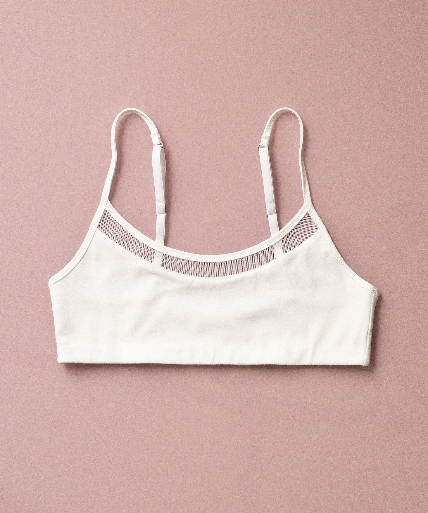 Mesh Crop Top (White) – Boujo Hake