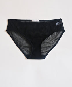 Black Mesh Hipster Briefs