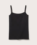 Spaghetti Vest Top (Black)